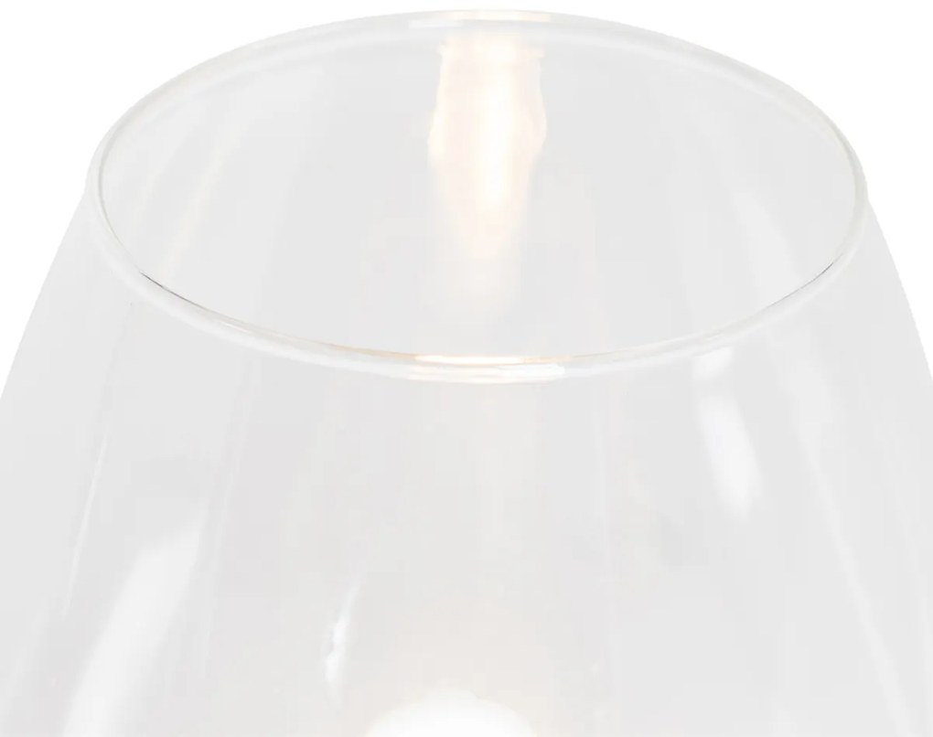 Klassieke tafellamp goud met glas - Elien Klassiek / Antiek G9 rond Binnenverlichting Lamp
