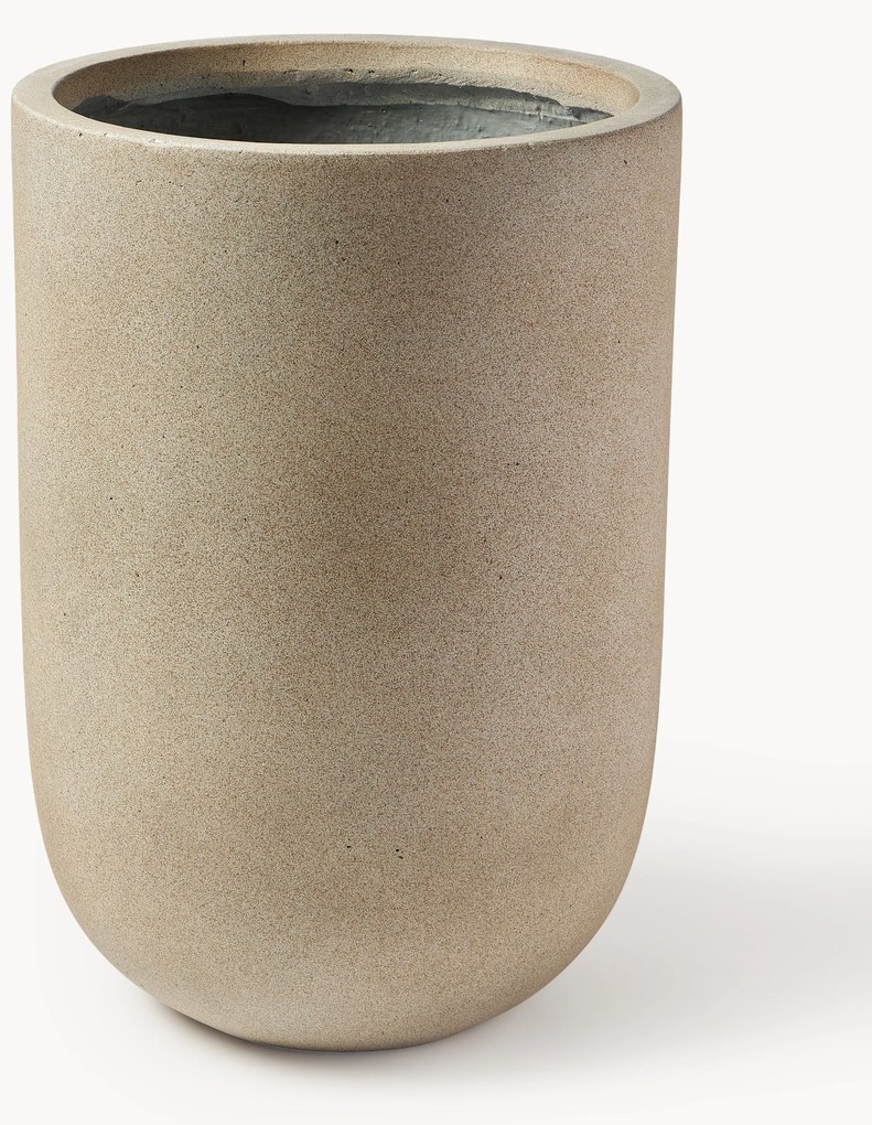 Outdoor plantenpot Tuscany van beton, H 40 cm