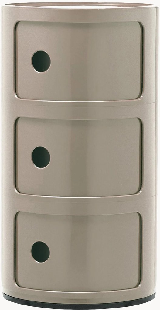 Design container Componibili, 3 modules, H 59 cm