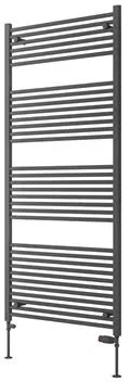 Eastbrook Biava multirail handdoekradiator 75x170cm 1302W antraciet