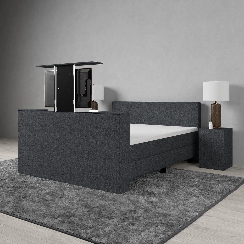 Boxspring XXL met TV lift