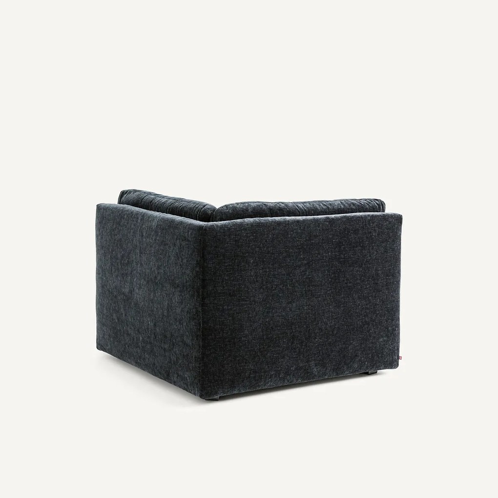 Modulaire 90° hoek in chenille fluweel, GIULIANO