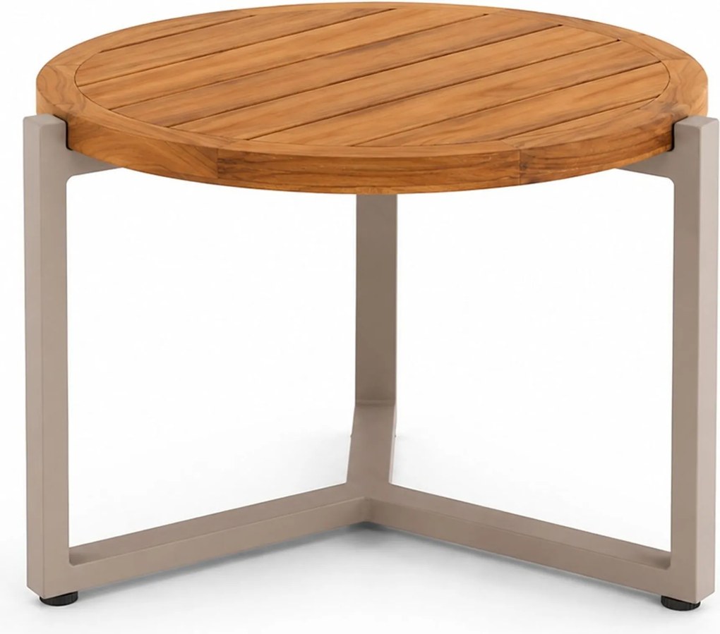 Stoel en Bank Loungeset 5 personen Wicker Taupe Apple Bee Cocoon/Monaco