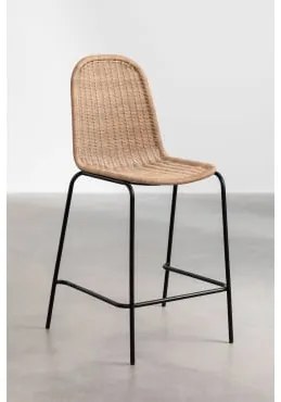 Reiven Hoge Stapelbare Rieten Kruk ↑65 Cm - Sklum