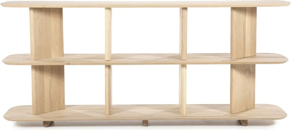 Open Dressoir Eikenhout Naturel - 180 X 40cm.
