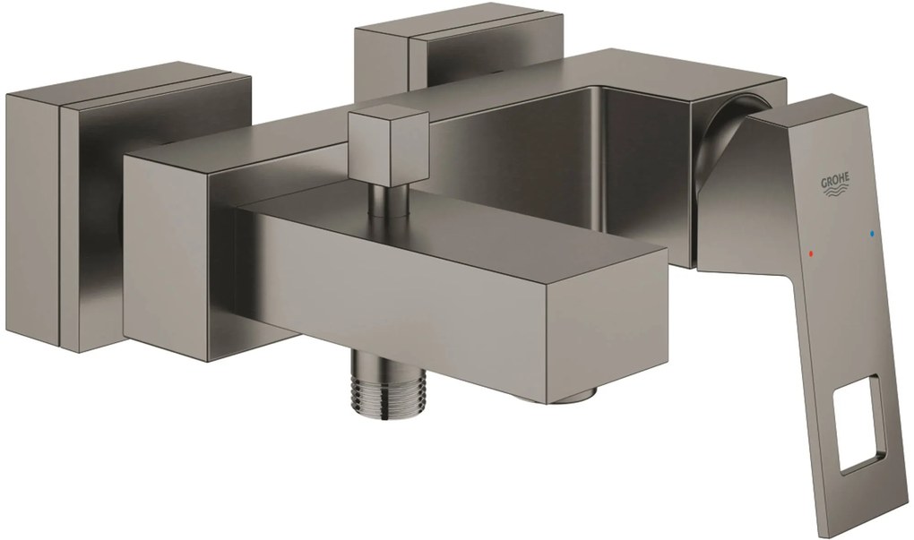 Grohe Eurocube Badmengkraan Hard Graphite Geborsteld