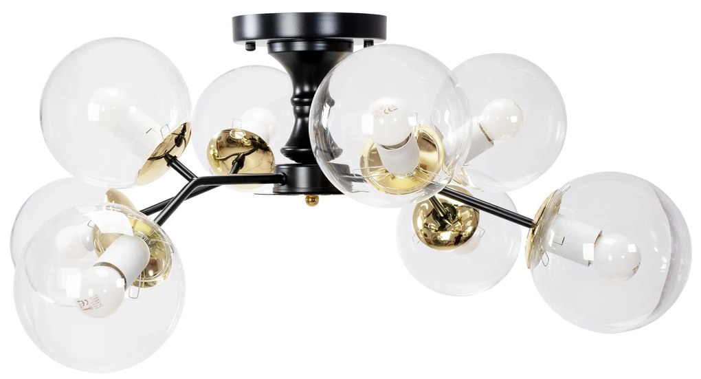 Plafondlamp met glazen bol APP1135-8C