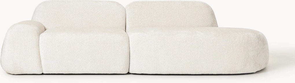 Modulaire teddy bouclé chaise Wolke (3-zits)