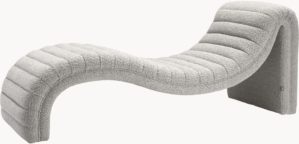 Bouclé chaise longue Pioneer