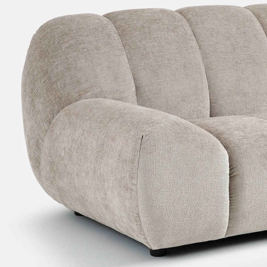 XL fauteuil, dik fluweel, Nuria