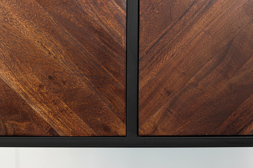 Industrieel Wandkast Sintra Bruin