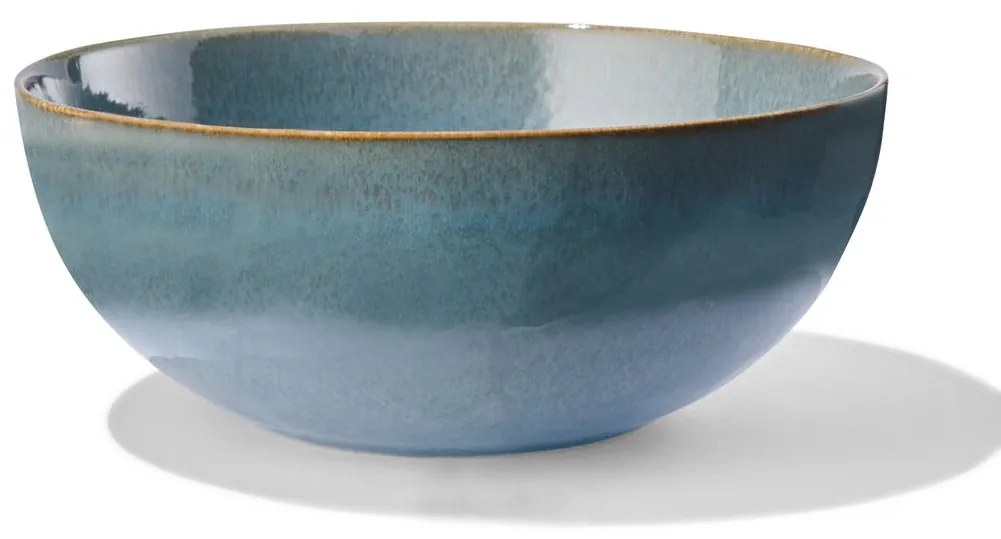 HEMA Schaal Ø26cm Porto Reactief Glazuur Blauw (blauw)