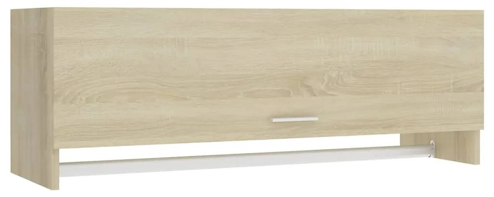 vidaXL Kledingkast 100x32,5x35 cm spaanplaat sonoma eikenkleurig