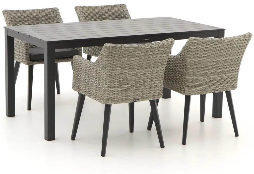 Diningset Manifesto  | 4 personen | Tuinset aluminium | 5-delig | Kees Smit Tuinmeubelen