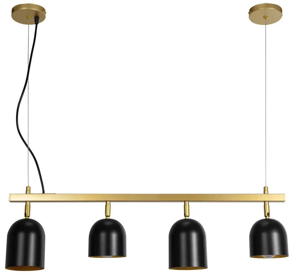 Hanglamp APP1031-4CP Zwart