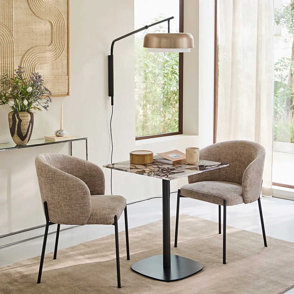 Wandlamp op afstand in metaal ijzer, Clepsos