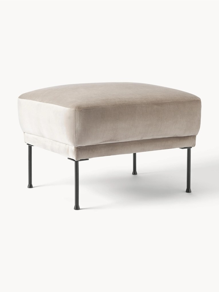 Fluwelen poef Fluente