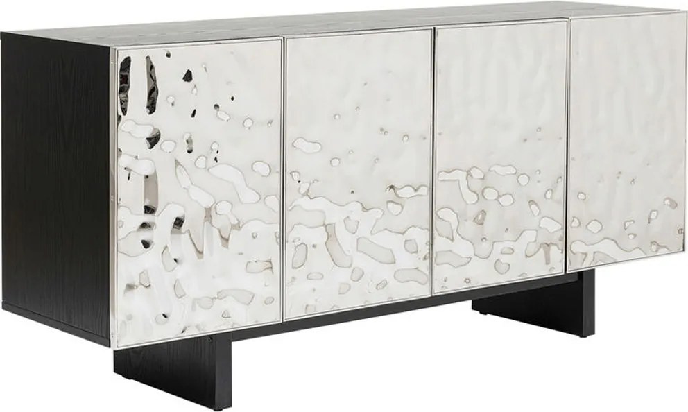 Kare Design Caldera Chroom Dressoir - 160x45x78cm.
