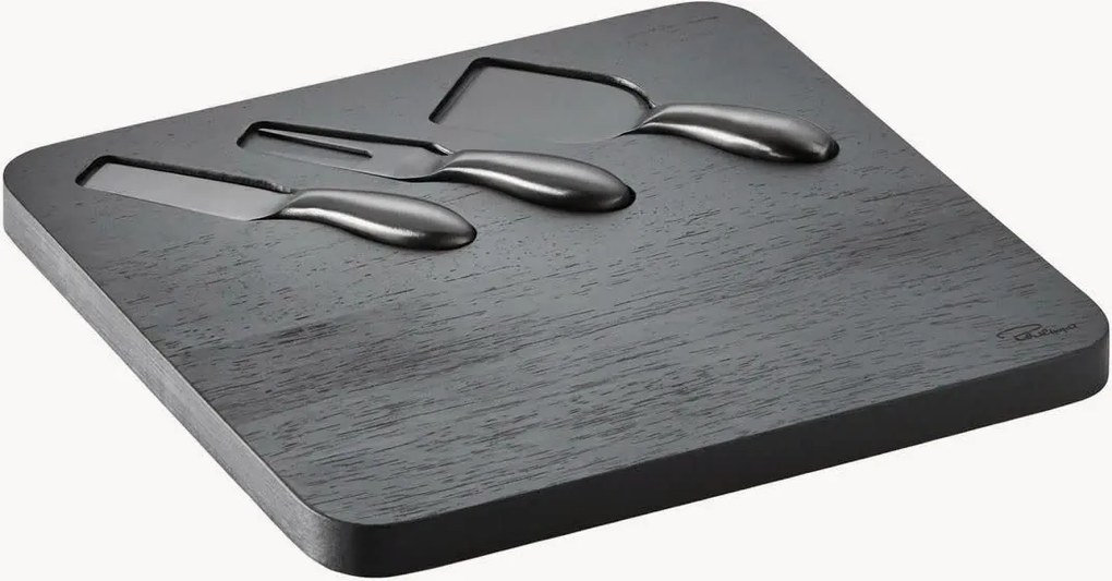 Serveerplateau Fromage met kaasmes, 4-delig