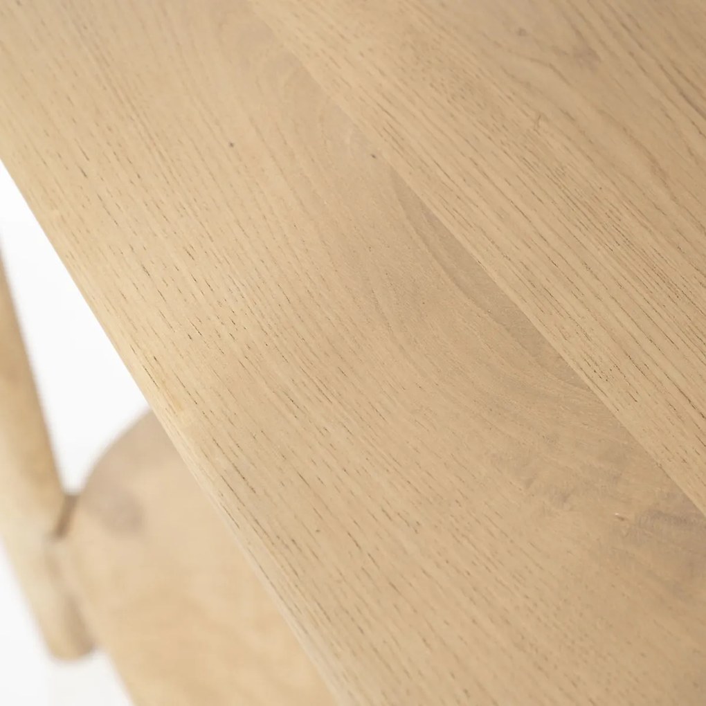 Open Vakken Kast Eiken Hout - 110x40x170cm.