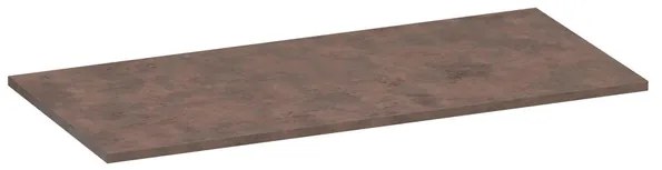 BRAUER MFC Wastafelblad - 100x46x2cm - zonder kraangat - MFC - Rusty TB-MFC100RU18