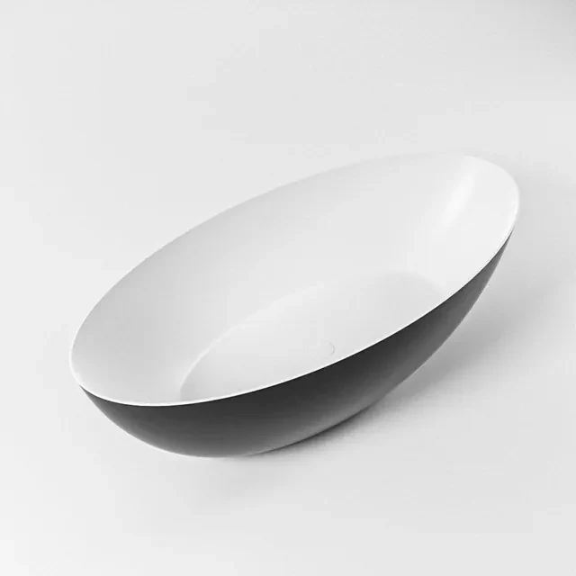 MONDIAZ FLOAT Vrijstaand bad - 170x80cm - Urban/talc BK75341136