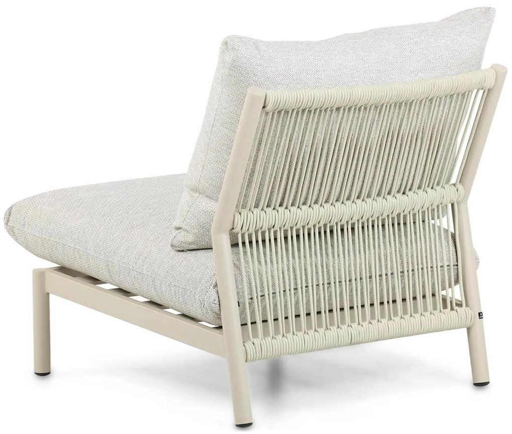 Hoek loungeset 6 personen Aluminium/rope Taupe Coco Sevilla