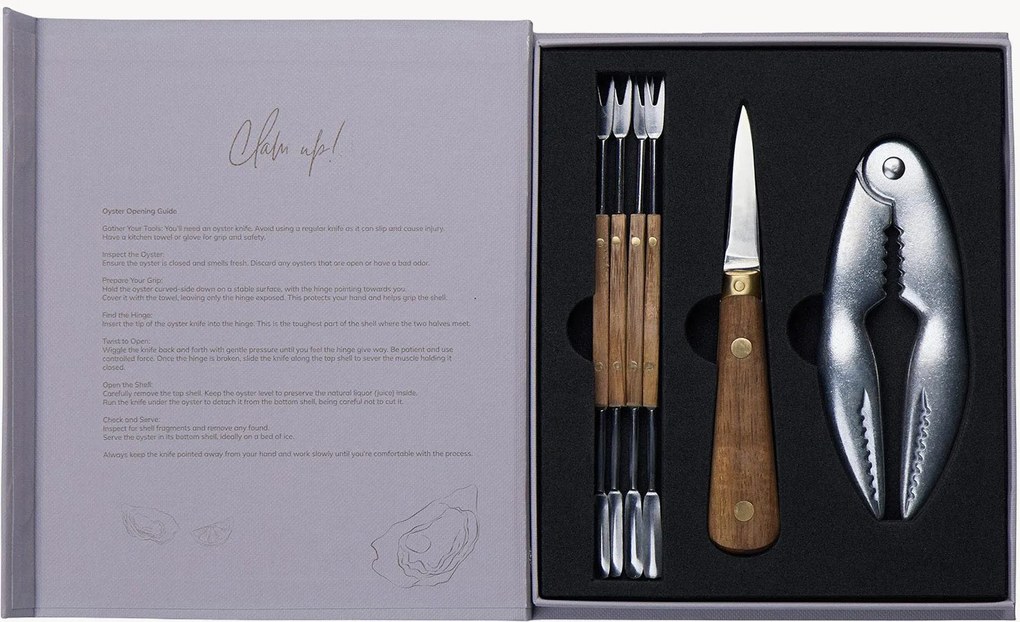 Zeevruchtenbestekset Fabrizio,6-delig