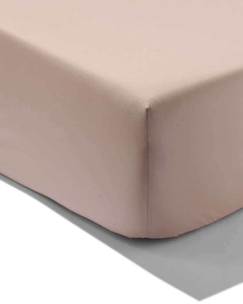 HEMA LINDA. Hoeslaken Percal 90x200 Bruisend Beige (beige)