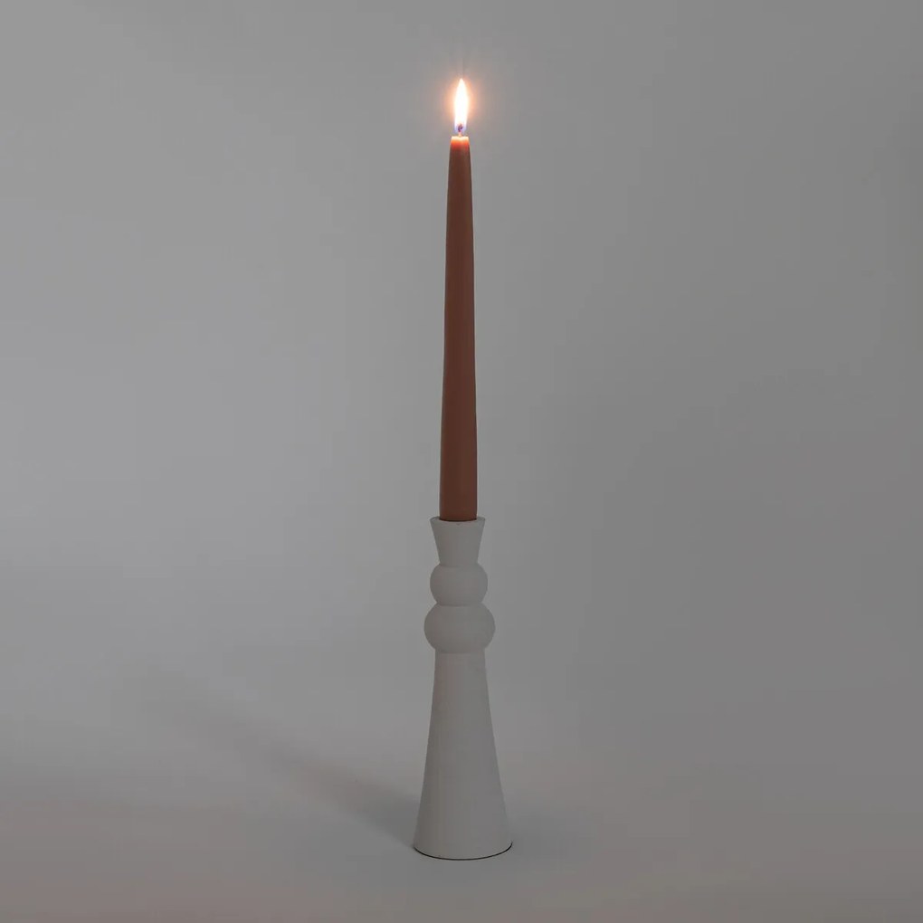 Kandelaar in aluminium H20 cm, Caspar