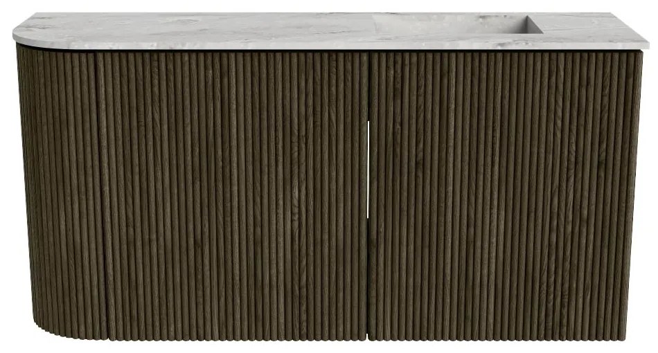 Mondiaz Joya DLux 80cm toiletmeubel ronding links shadow met wastafel faye rechts 1 kraangat glace
