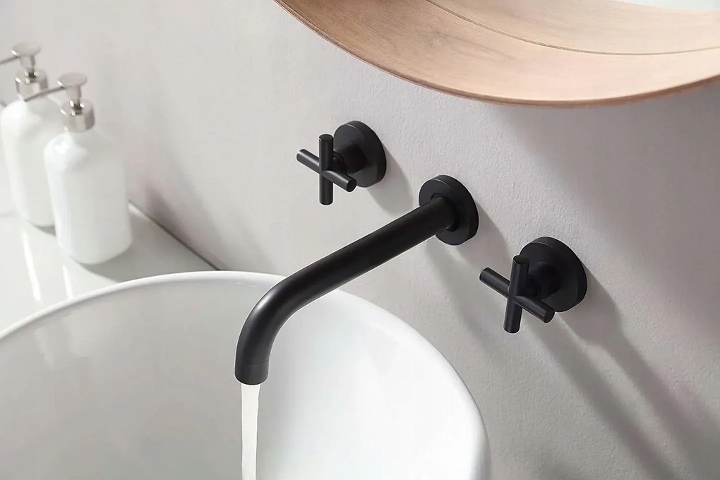 Inbouw wastafelkraan REA EXIT Black