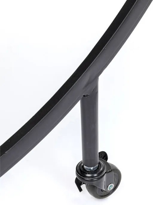 Ronde Design Trolley Zwart - 74 X 40cm.