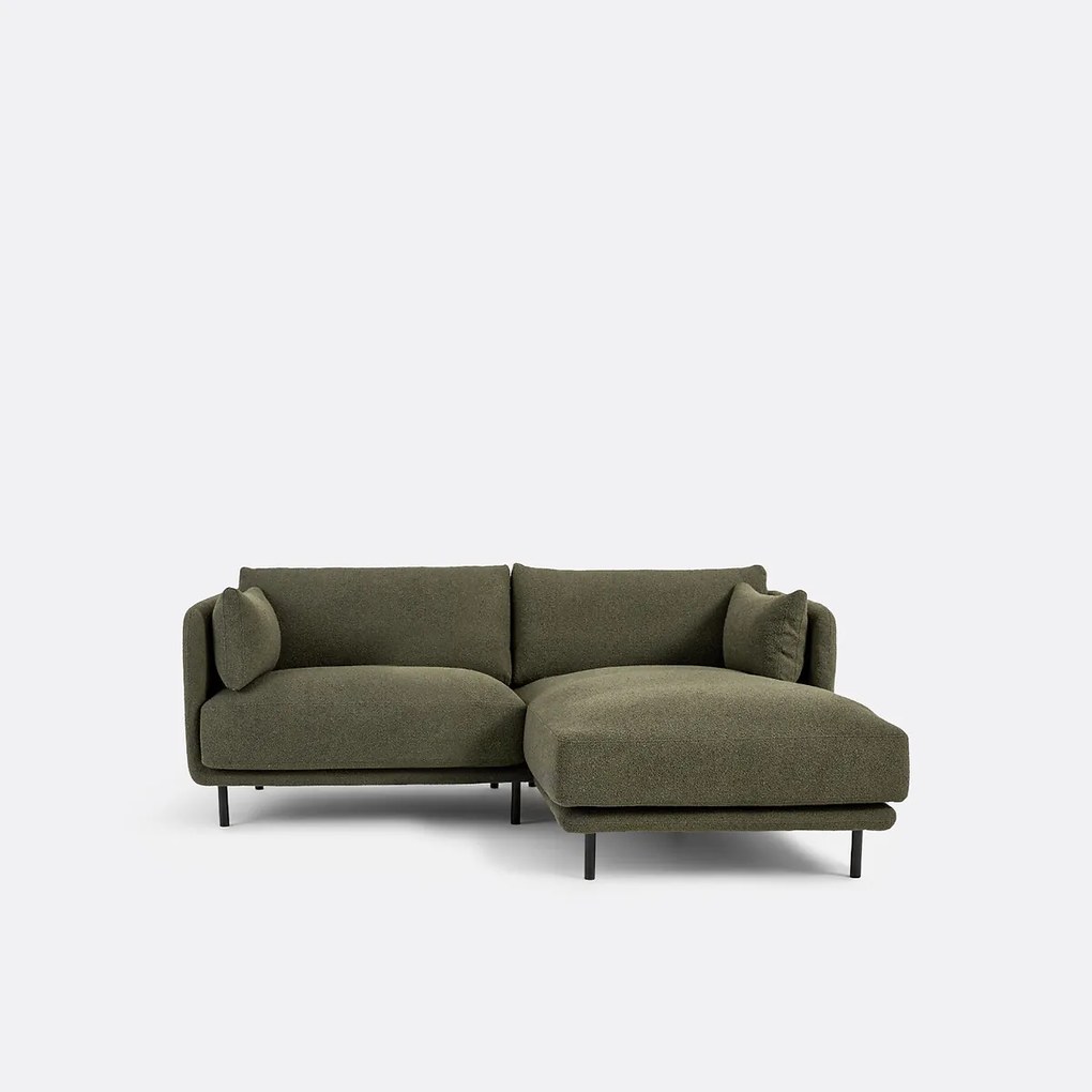 Compacte rechthoekige bank, fijne badstof, Victor