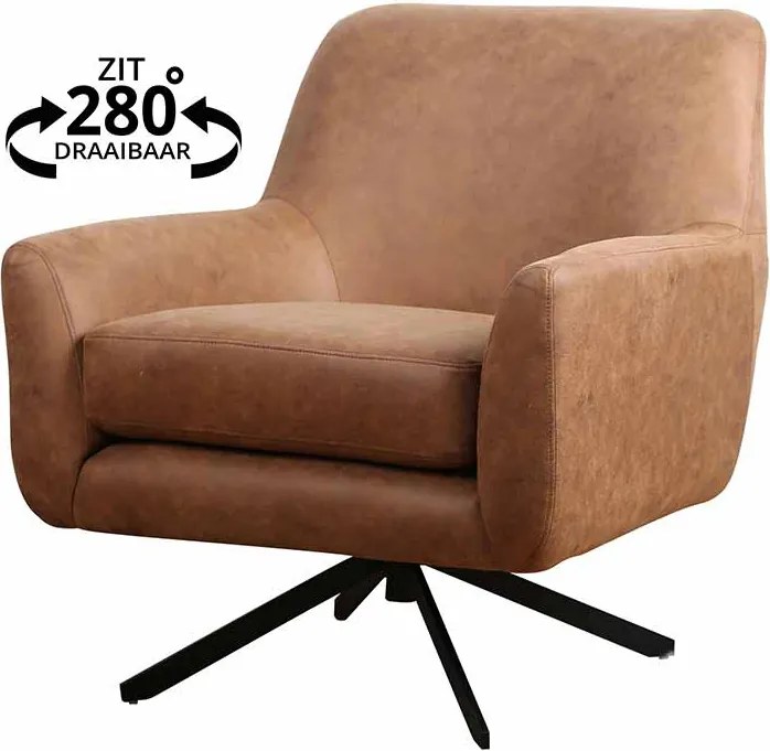 Tweedekans - Fauteuil Dion - stof Soft cognac
