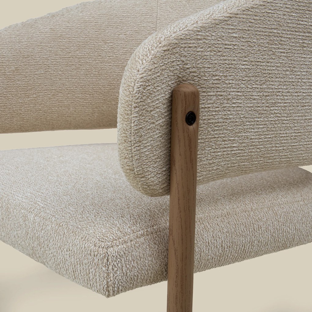 Eiken Eetkamerstoel Met Armleuningen