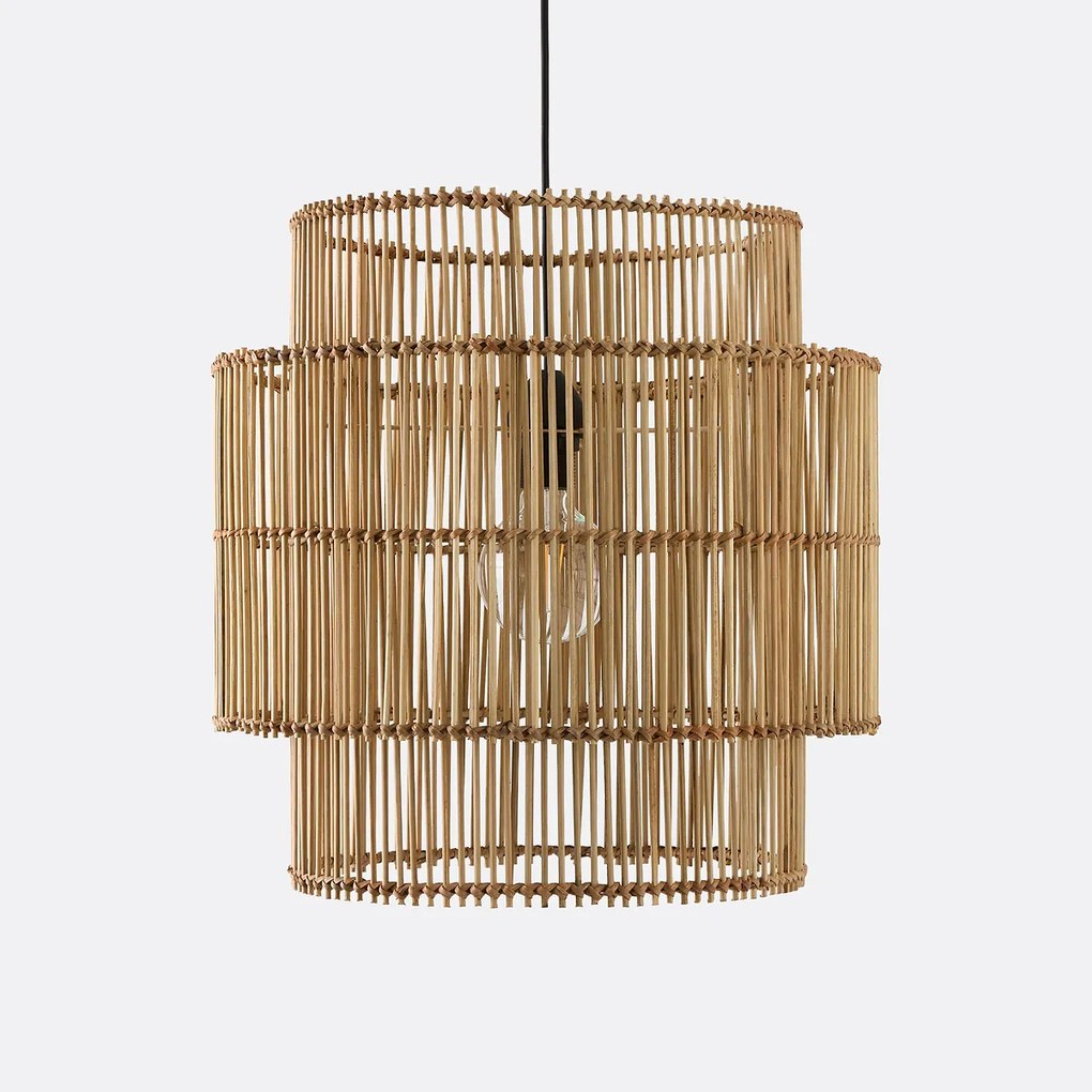 Hanglamp in bamboe,Ø46 cm, Haya