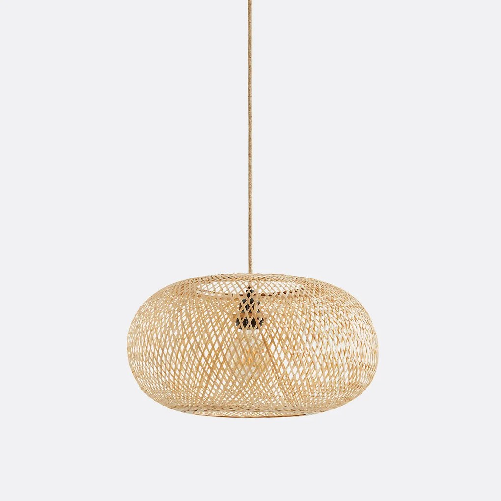 Hanglamp in bamboeØ45 cm, Ezia