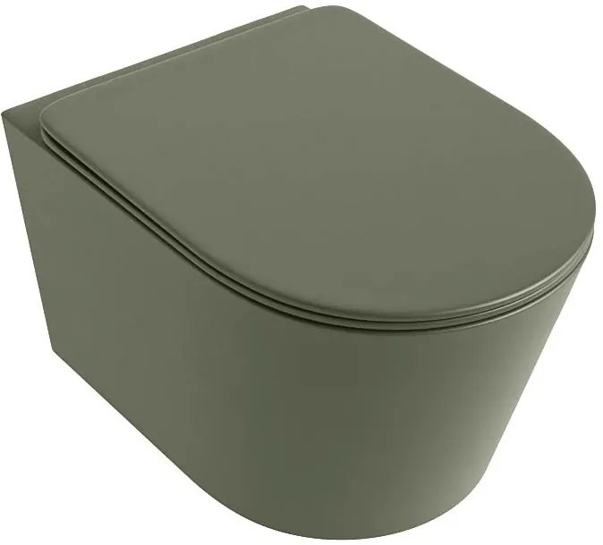 Mondiaz Lavie toiletpot randloos met softclose zitting army