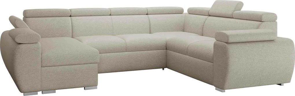 Hoekbank Columbus 214, Aanwezig, Aanwezig, 325x260x85cm, Poten: Kunststof