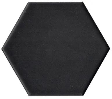 Terre D'Azur Hexagonale vloertegel mat zwart 15x17cm hexagon F17