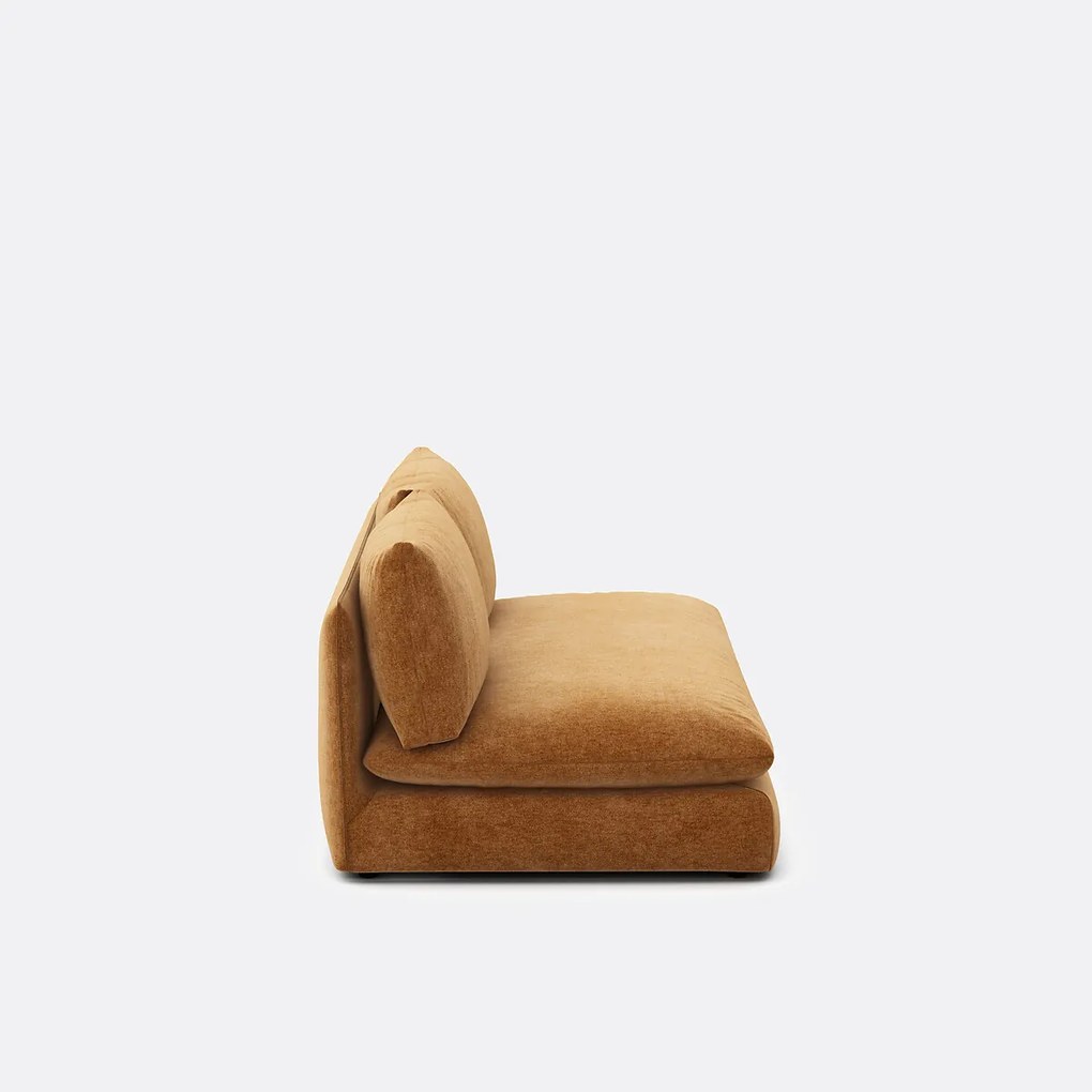 Modulaire 2-zitsbank.gemêleerd polyester, Malo