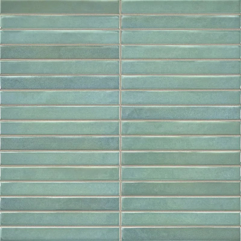 Jabo Pencil Kromo Sage mozaïektegel 35x35cm