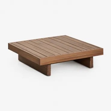 Dailin Square Garden Salontafel 75x75cm Acacia Hout Acacia Bruin - Sklum