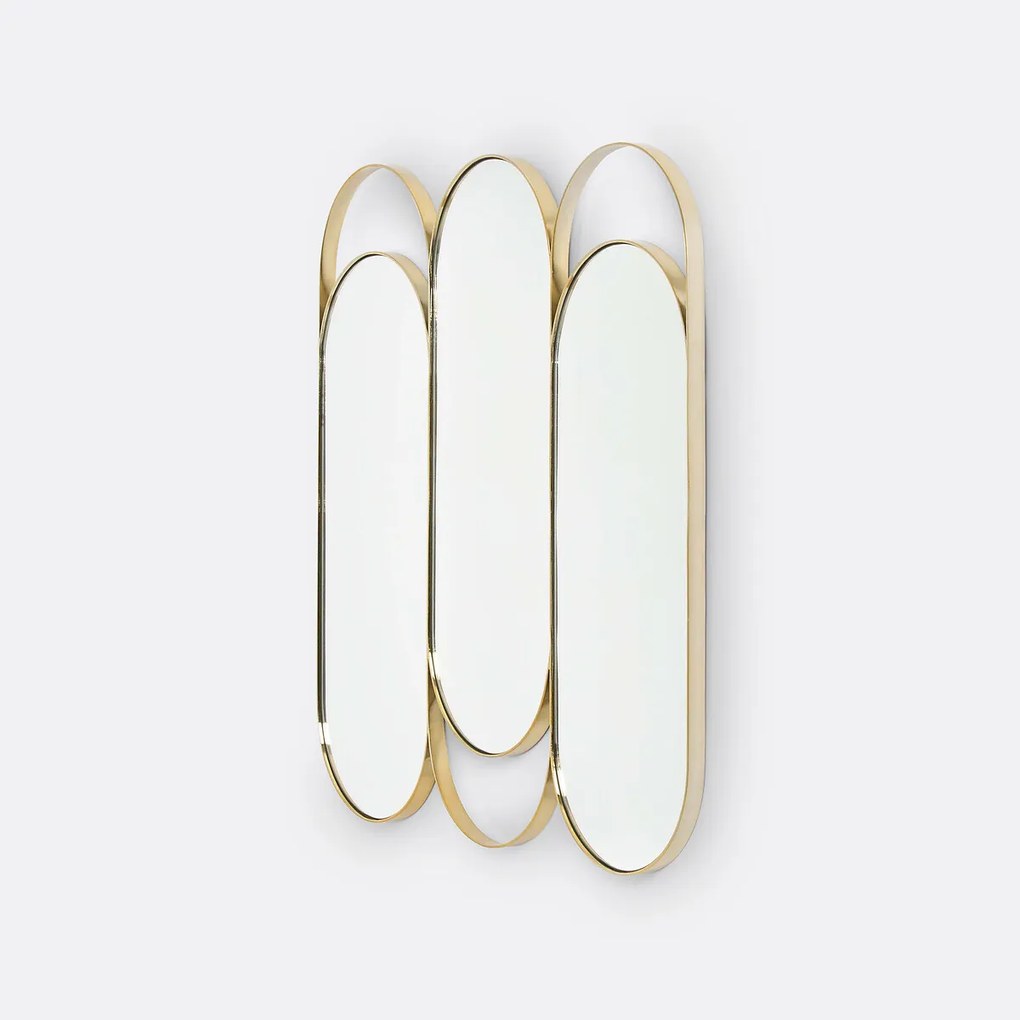 Drieluikspiegel in messing, Alama