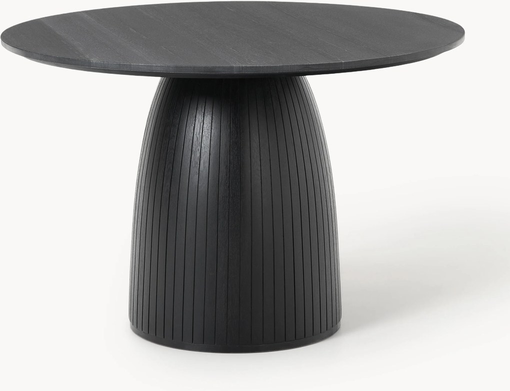 Ronde eettafel Nelly met marmeren tafelblad, Ø 115 cm
