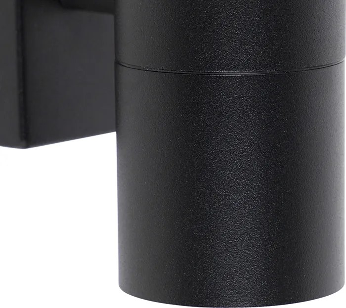 Smart buitenwandlamp zwart incl. WiFi GU10 IP44 - Solo