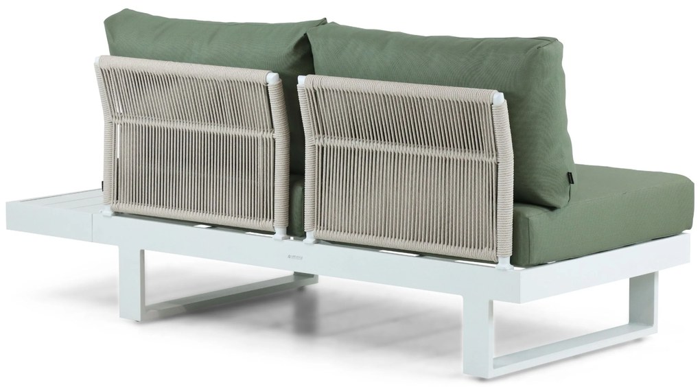 Hoek loungeset 6 personen Aluminium Wit  Lifestyle Garden Furniture Lorenzo