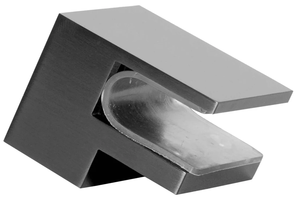 Brauer JC profielloze inloopdouche 90x110/30cm reversed gunmetal geborsteld