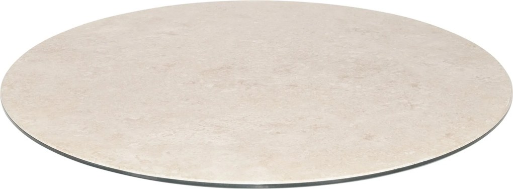 Donato lazy susan 60 cm rond printed ceramic latte